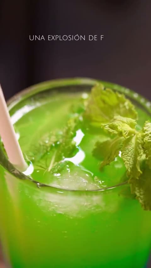 Orange Blue Mocktail